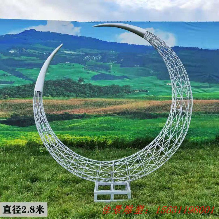不銹鋼創(chuàng)意月亮雕塑園林景觀雕塑 (8) 不銹鋼創(chuàng)意月亮雕塑園林景觀雕塑 (8)