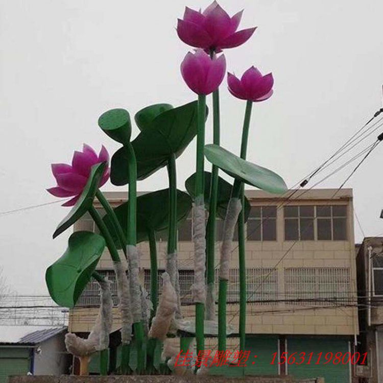不銹鋼植物雕塑公園綠地藝術景觀雕塑不銹鋼荷花雕塑 (3) 不銹鋼植物雕塑公園綠地藝術景觀雕塑不銹鋼荷花雕塑 (3)