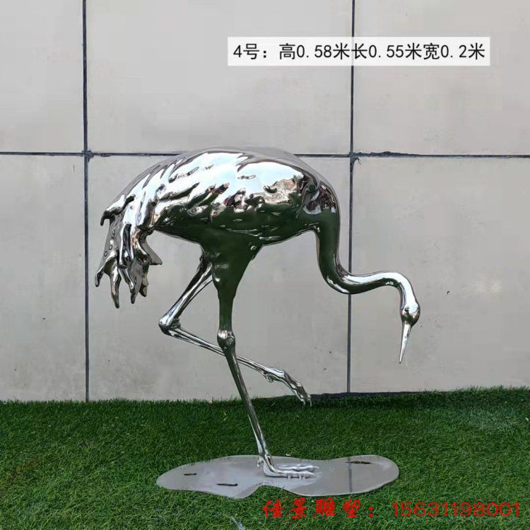 鏡面仙鶴雕塑不銹鋼 動(dòng)物雕塑 (1) 鏡面仙鶴雕塑不銹鋼 動(dòng)物雕塑 (1)