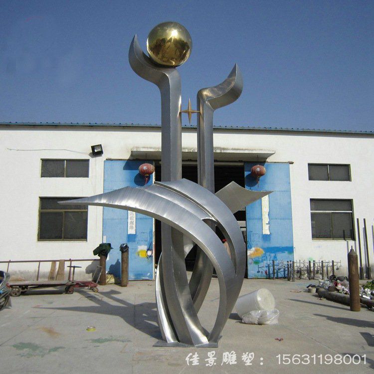 更多人選擇不銹鋼校園雕塑的原因
