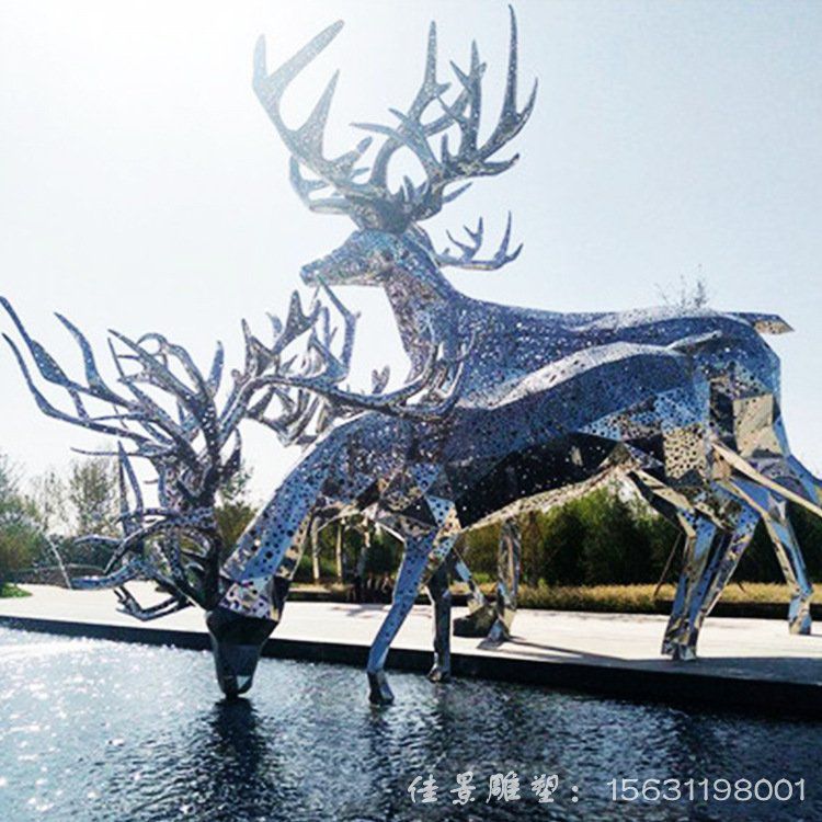 鏤空樹枝鹿角不銹鋼小鹿雕塑 抽象動(dòng)物不銹鋼雕塑 公園景觀雕塑 鏤空樹枝鹿角不銹鋼小鹿雕塑 抽象動(dòng)物不銹鋼雕塑 公園景觀雕塑
