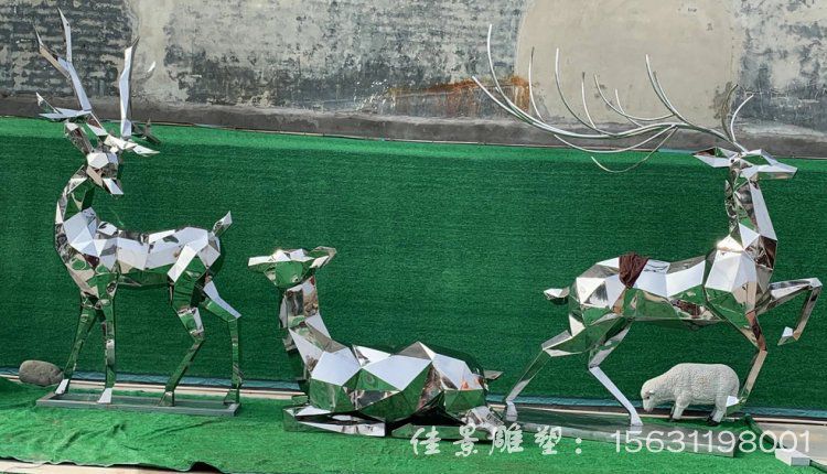 鏡面不銹鋼梅花鹿雕塑 幾何不銹鋼雕塑 抽象動(dòng)物不銹鋼雕塑 鏡面不銹鋼梅花鹿雕塑 幾何不銹鋼雕塑 抽象動(dòng)物不銹鋼雕塑