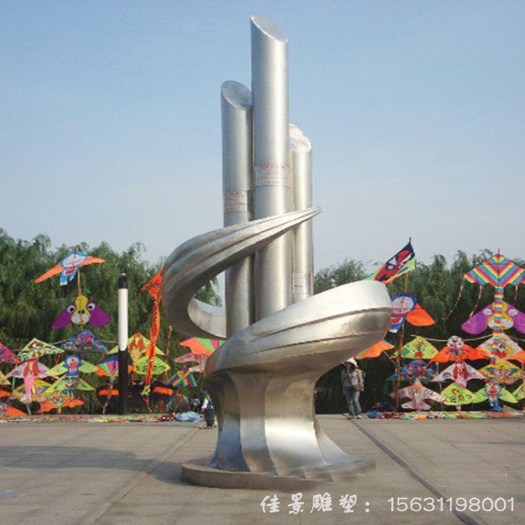 廠家供應(yīng)定制戶外廣場(chǎng)不銹鋼雕塑城市園林學(xué)校園景觀雕塑金可定制28393