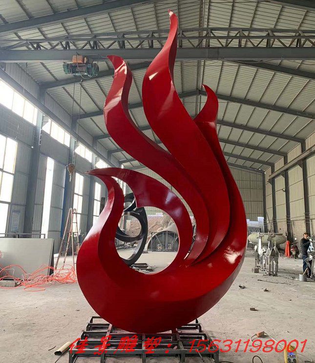 不銹鋼金色鳳凰雕塑廣場(chǎng)抽象飛翔鳳凰雕塑 (3)[1]