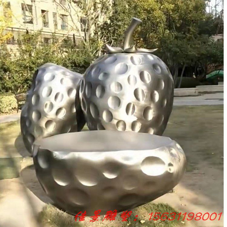 公園不銹鋼草莓雕塑定制 園林景觀雕塑 造型藝術(shù) 來圖定制 (1) 公園不銹鋼草莓雕塑定制 園林景觀雕塑 造型藝術(shù) 來圖定制 (1)