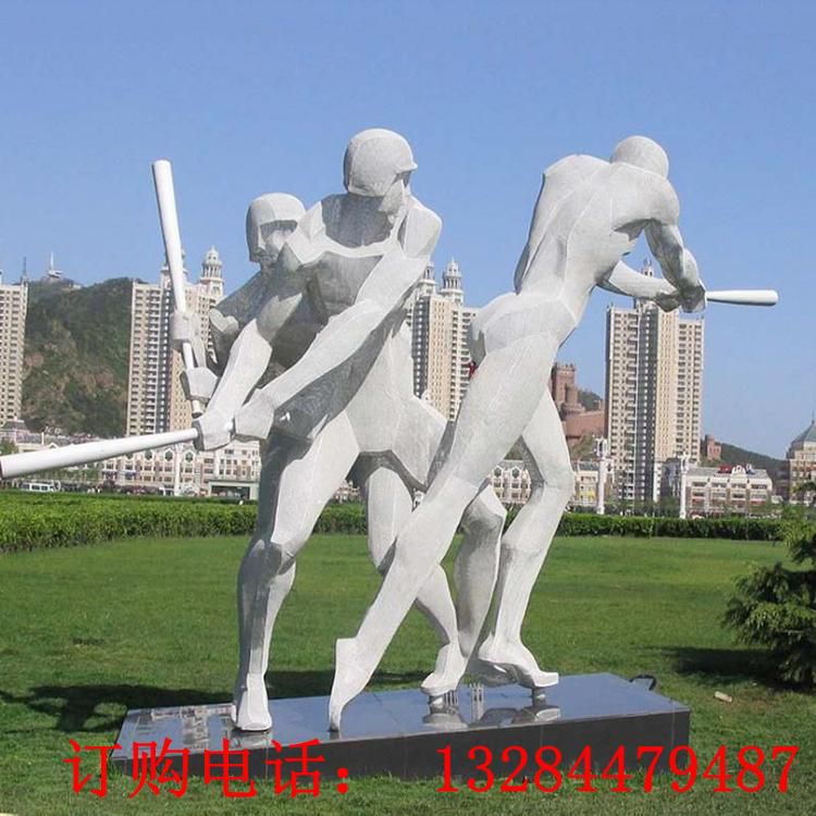戶外景觀不銹鋼跑步人雕塑抽象剪影人物運(yùn)動創(chuàng)意擺件公園商場美陳 (3)