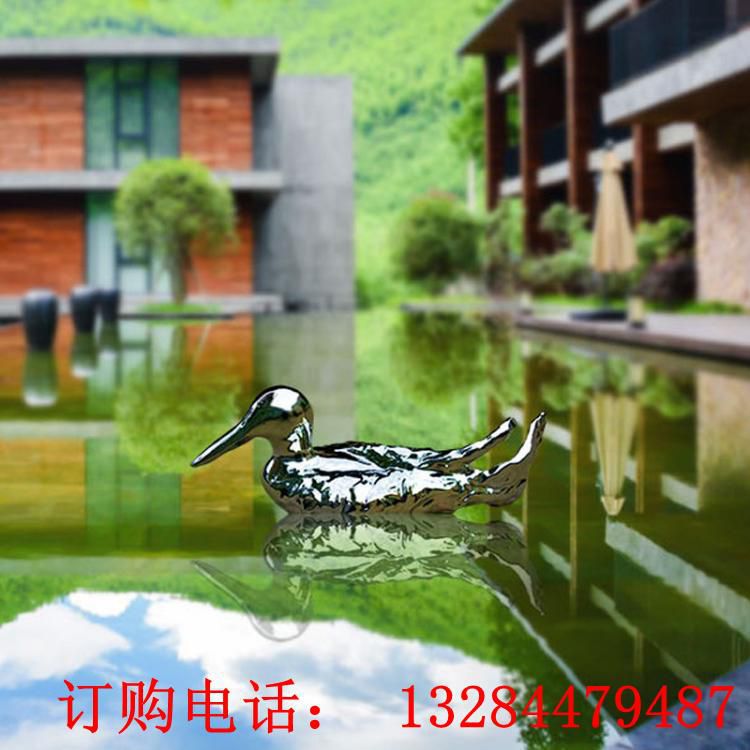 戶外景觀大型麋鹿雕塑不銹鋼抽象創(chuàng)意園林酒店大堂落地?cái)[件 (7)