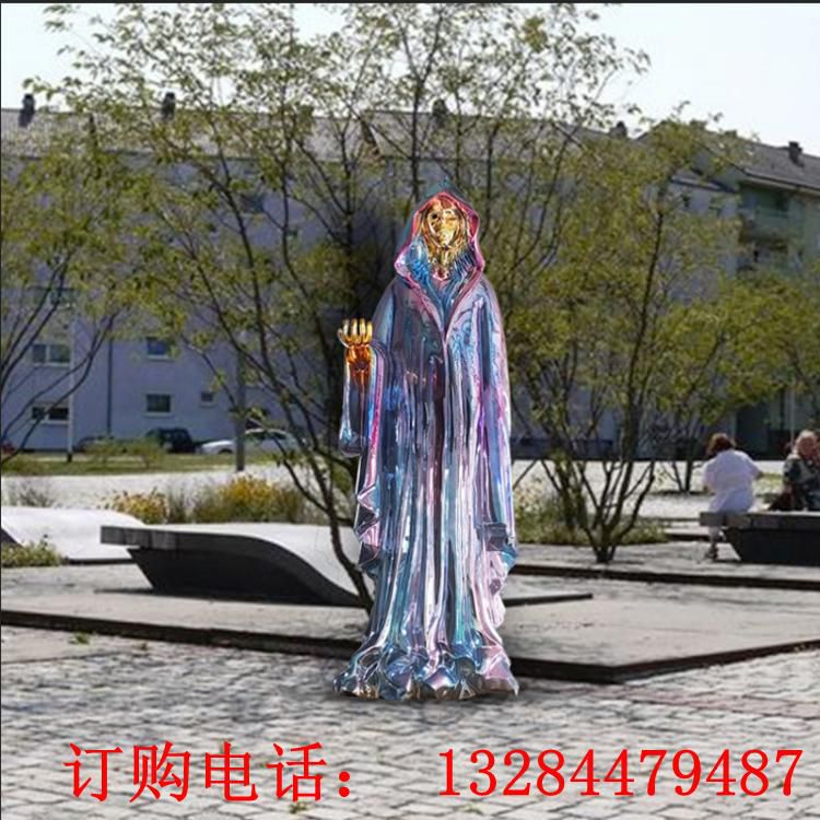 戶外泳池涼亭定制碧桂園林景觀小品創(chuàng)意鏡面金屬結(jié)構(gòu)雕塑裝飾擺件 (8)