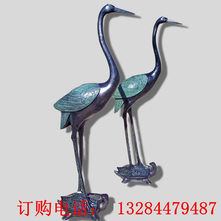 不銹鋼仙鶴雕塑酒店戶外金屬庭院售樓處裝飾室外水池草坪藝術(shù)擺設(shè) (3)