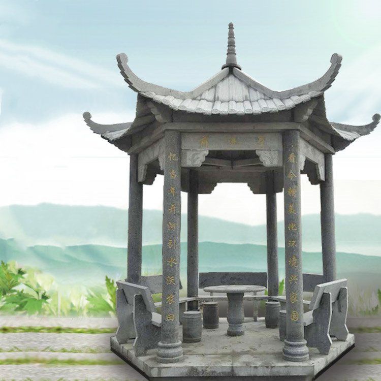 石雕亭子的作和用藝術(shù)價值