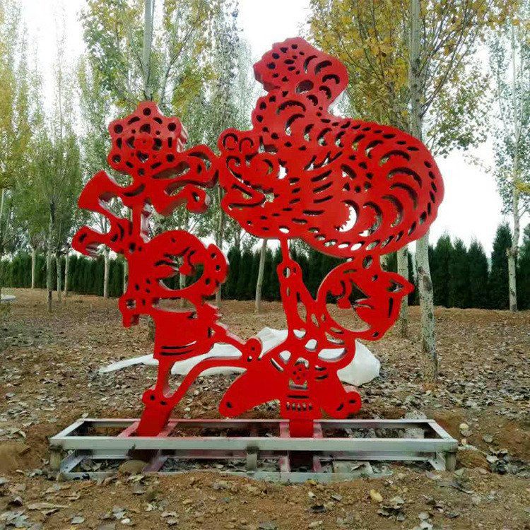 不銹鋼剪紙雕塑獨(dú)特的魅力令人陶醉
