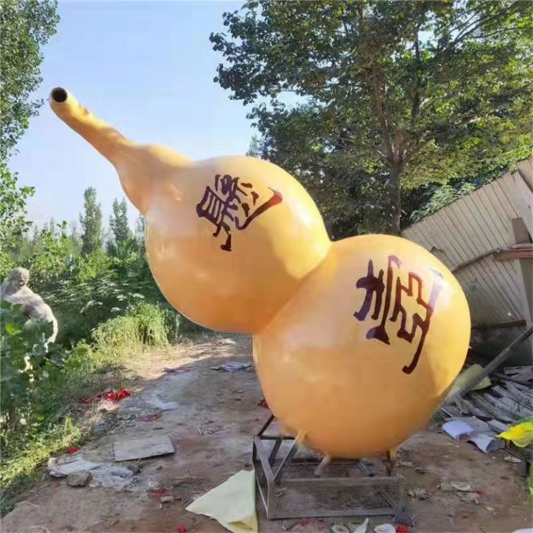 金屬材質(zhì)的葫蘆雕塑適合哪些場景