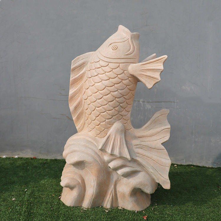 石材鯉魚雕塑的雕刻技法有哪些
