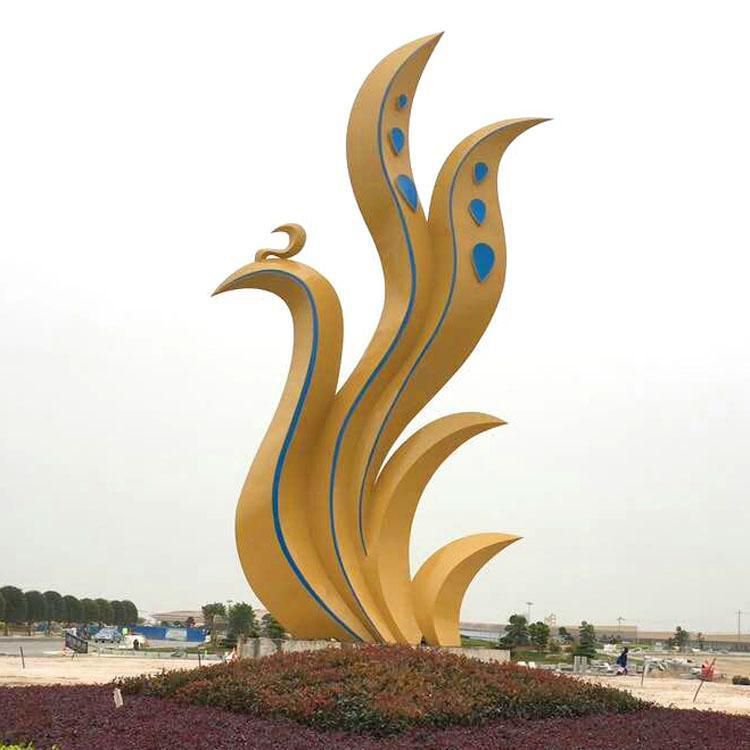 不銹鋼鳳凰雕塑的造型設(shè)計(jì)如何體現(xiàn)其寓意