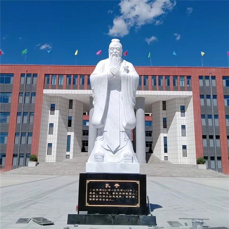 如何處理孔子雕塑表面出現(xiàn)的污漬和劃痕
