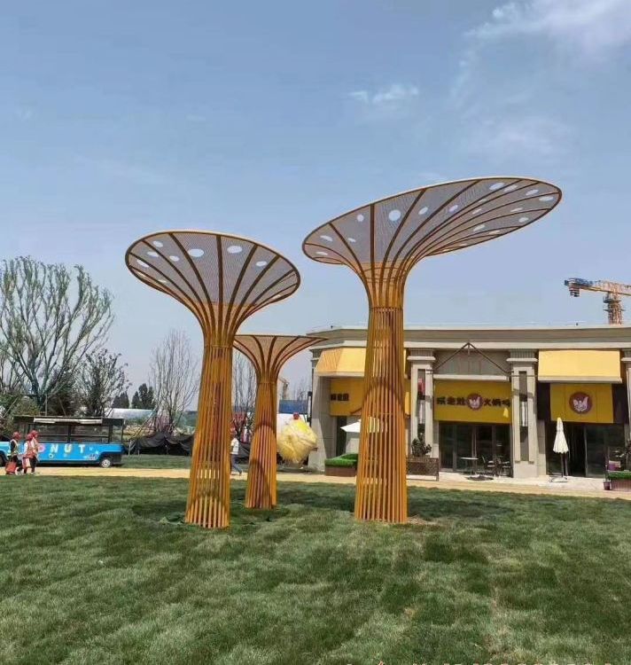不銹鋼鏤空樹雕塑在國際市場上的接受度和推廣情況如何
