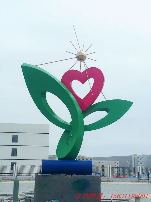 校園不銹鋼明日之星雕塑