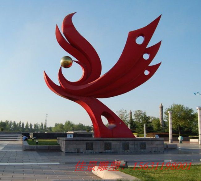 不銹鋼抽象鳳凰設(shè)計圖