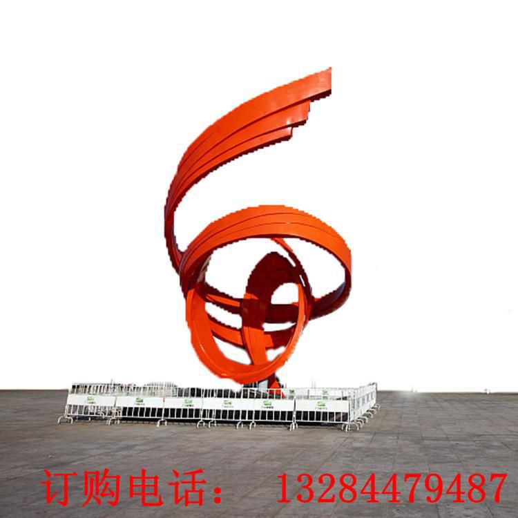 大型不銹鋼飄帶雕塑