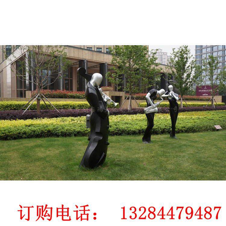 不銹鋼樂隊雕塑