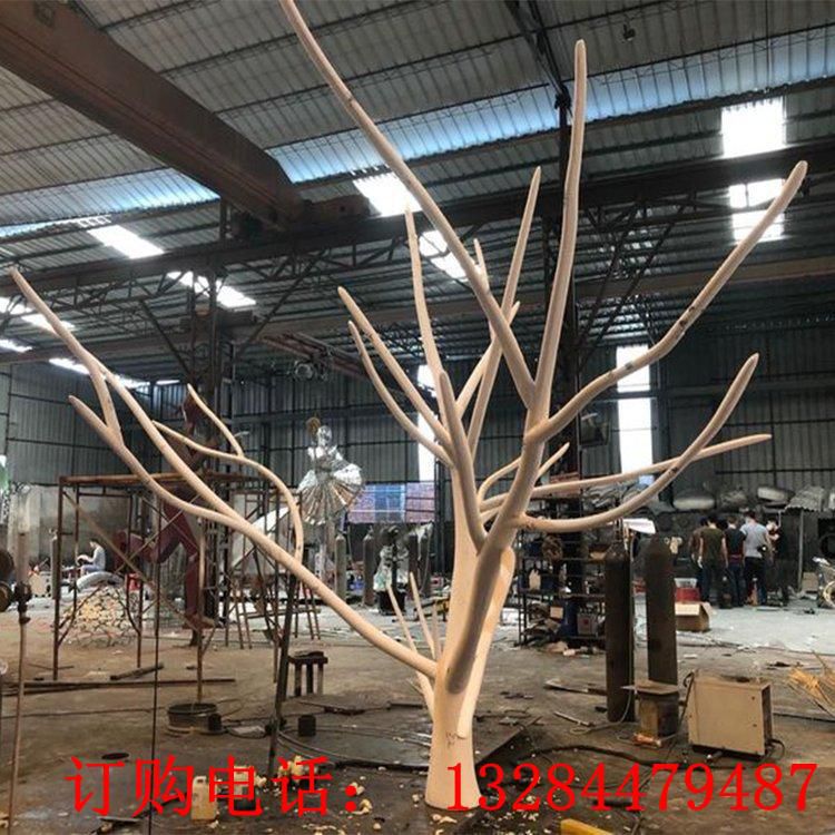 不銹鋼樹(shù)枝雕塑