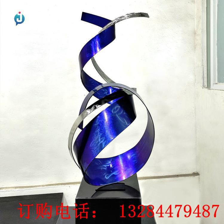 不銹鋼飄帶雕塑