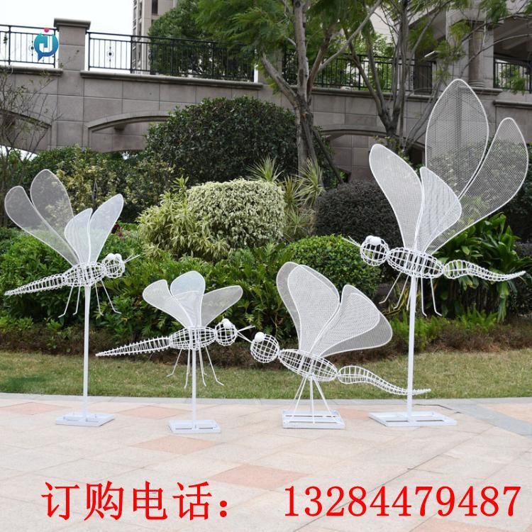 不銹鋼鏤空蝴蝶雕塑