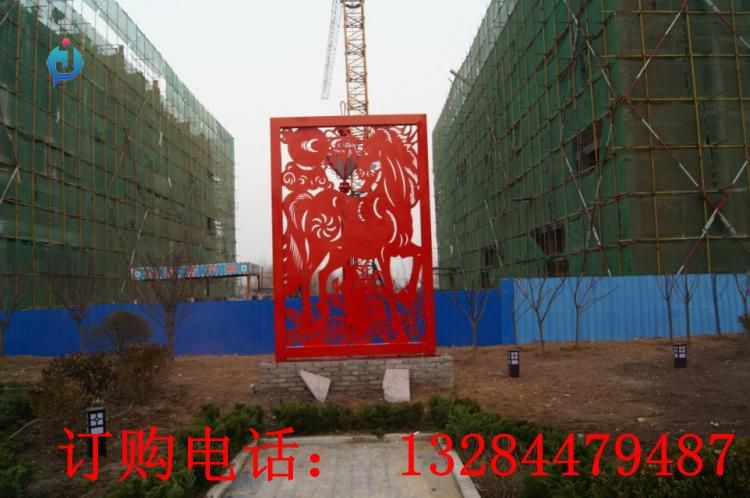 不銹鋼剪影馬雕塑
