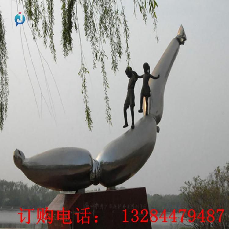 不銹鋼蓮藕雕塑