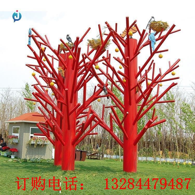 不銹鋼樹枝雕塑