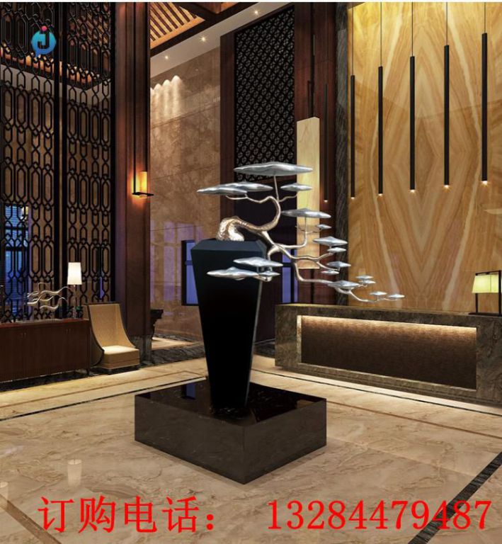 不銹鋼樹雕塑