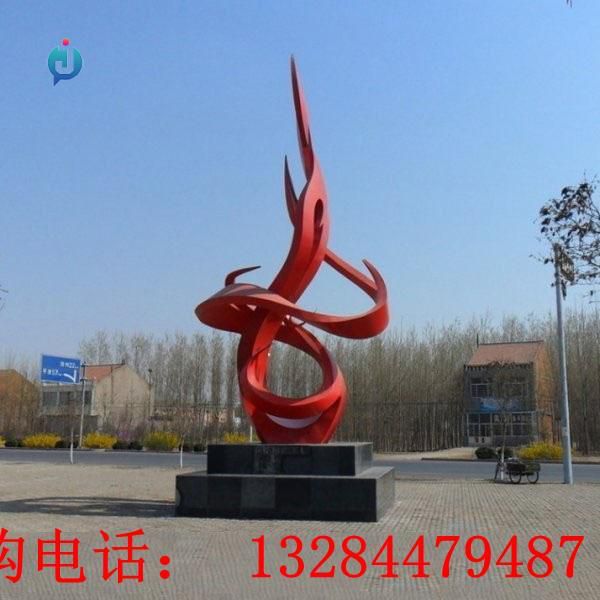 不銹鋼抽象火焰雕塑