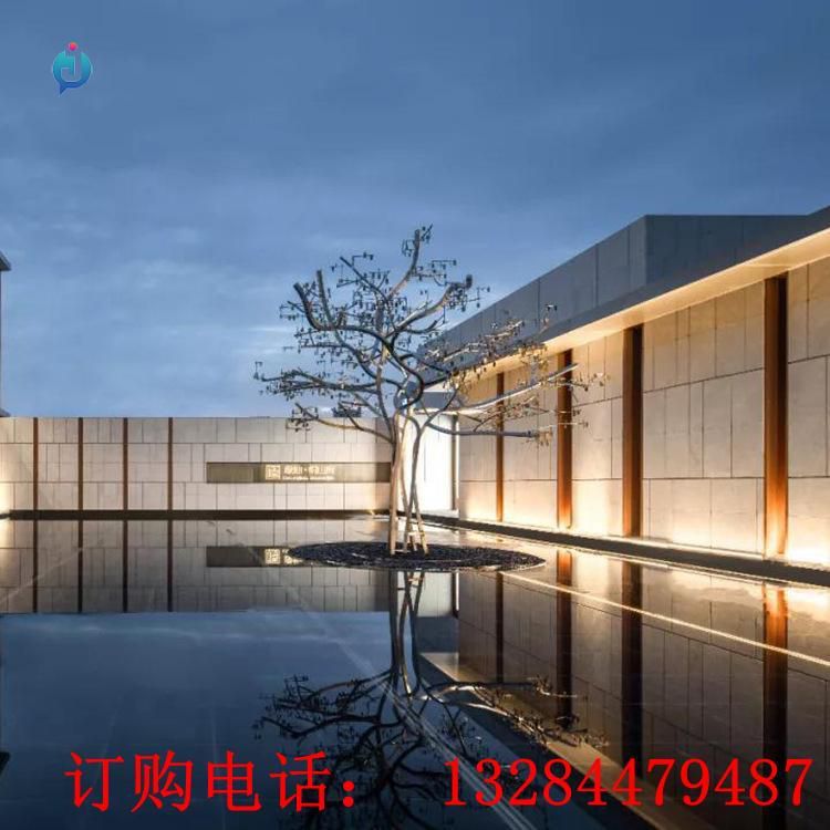 不銹鋼樹枝雕塑