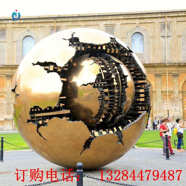 大型不銹鋼景觀球雕塑