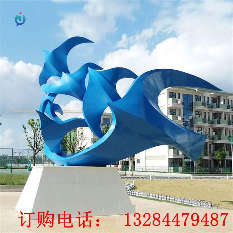 不銹鋼抽象和平鴿雕塑