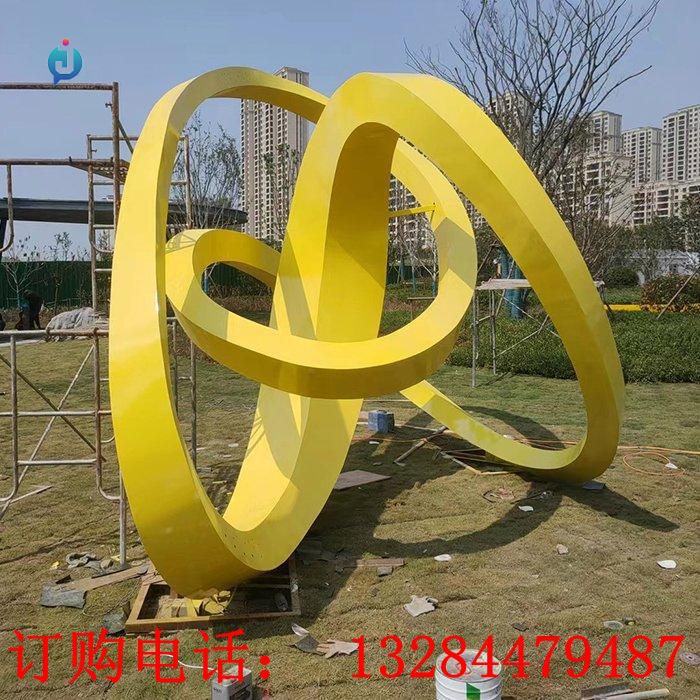 不銹鋼飄帶雕塑