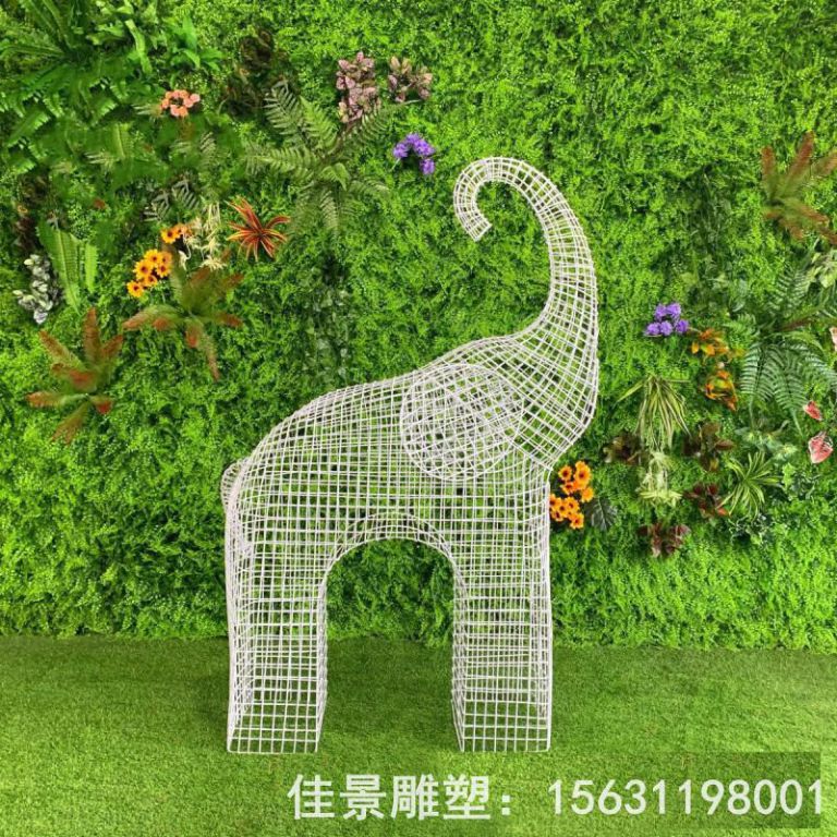 不銹鋼大象雕塑