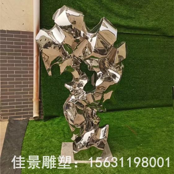 不銹鋼酒店企業(yè)太湖石雕塑