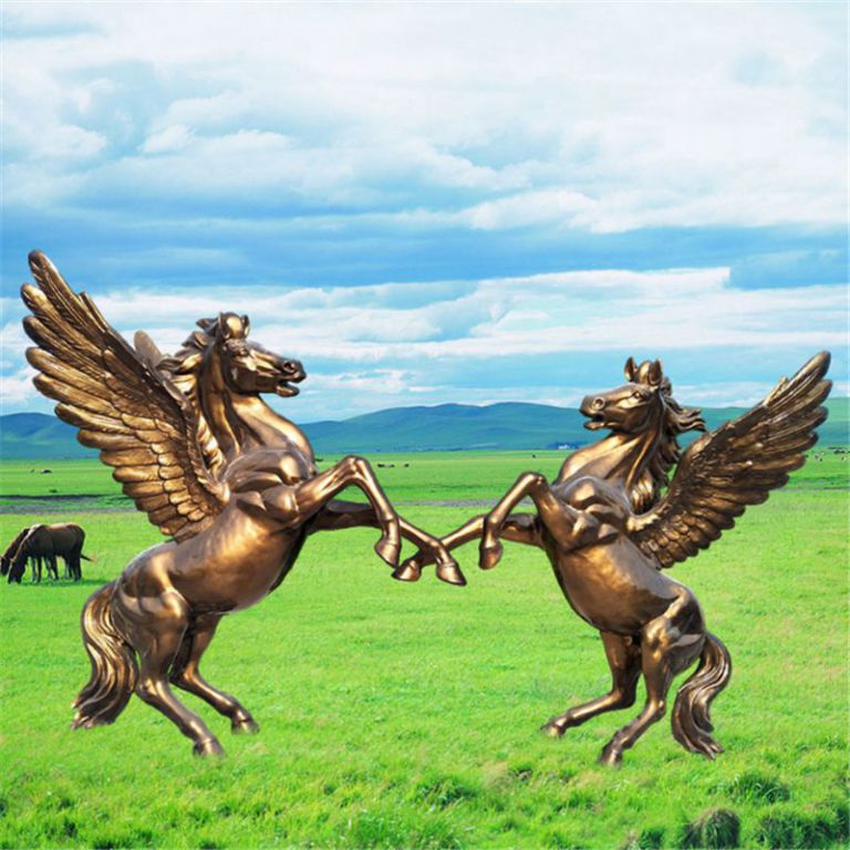 飛馬景區(qū)景觀銅雕
