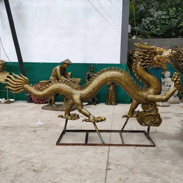 神獸龍園林動(dòng)物銅雕