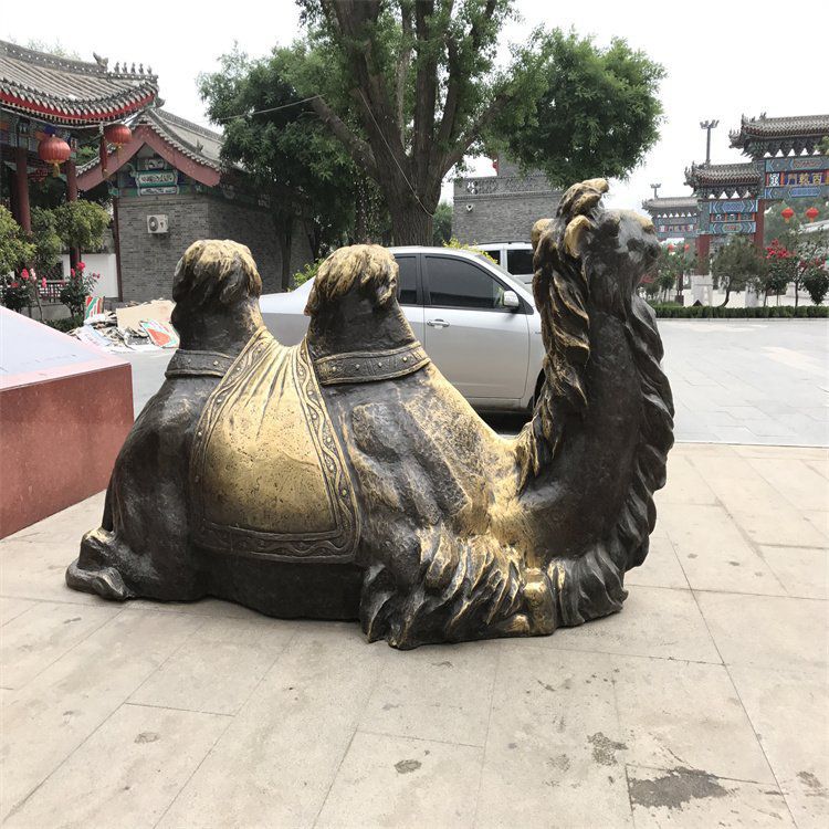 雙峰駱駝小區(qū)標(biāo)志銅雕