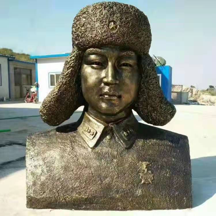 雷鋒半身像小區(qū)銅雕