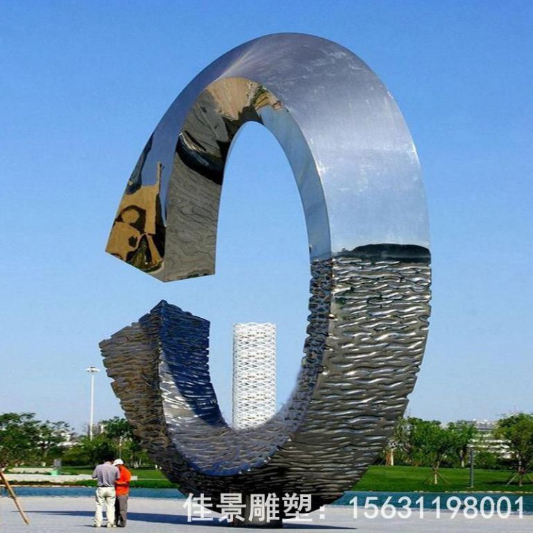 地標建筑不銹鋼雕塑