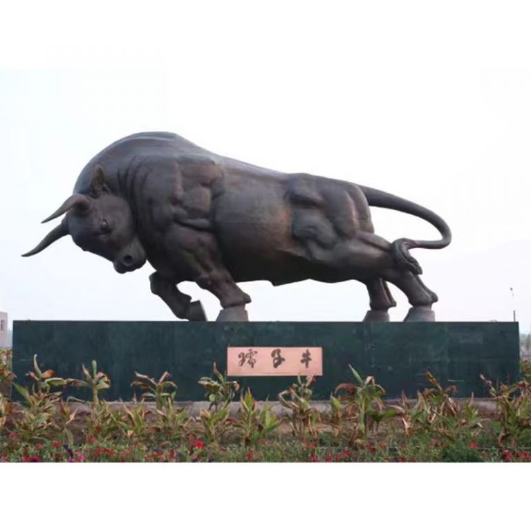 華爾街牛景觀戶外銅雕