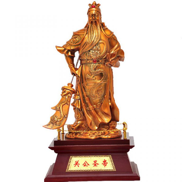 提刀關(guān)公城市景觀銅雕
