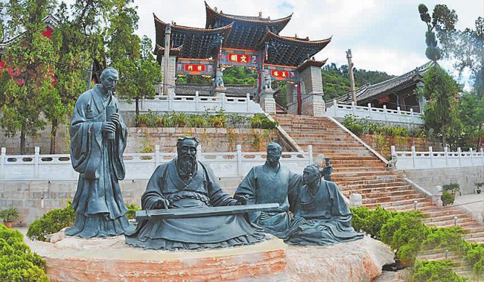 彈鋼琴人物街邊景觀銅雕