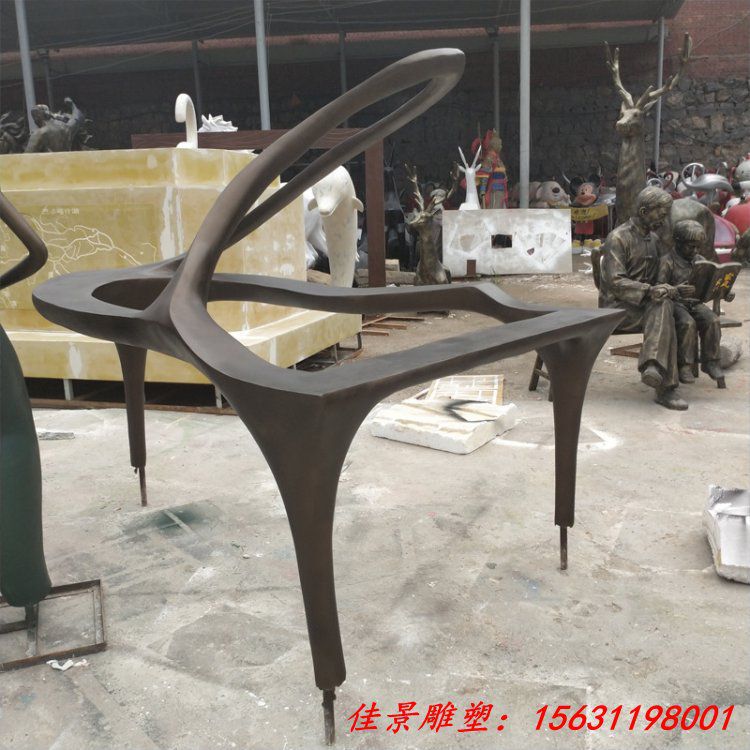 彈鋼琴人物戶外景觀銅雕
