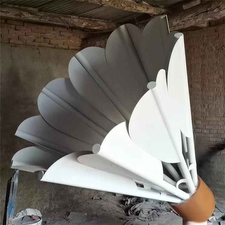 公園不銹鋼羽毛球雕塑