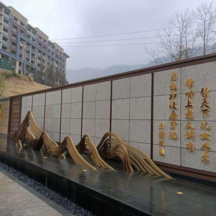 不銹鋼假山景觀商場雕塑