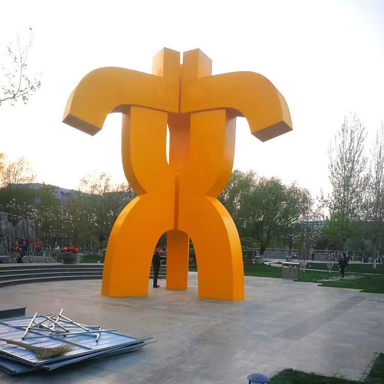 不銹鋼抽象造型雕塑公園景觀擺件